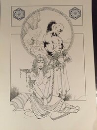 Philippe Xavier - Original Ex-Libris Croisade - Original Illustration