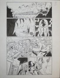 Brian Hurtt - Sixth Gun #13 p1 - Planche originale