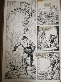 Ernie Chan - Conan  the barbarian - Planche originale