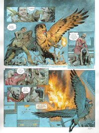 François Miville-Deschênes - Reconquêtes – Tome #4 – La Mort d'un roi - Planche originale