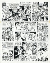 Jean-Claude Mézières - Valérian Tome 17 Planche 48 - Planche originale