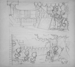 Romano Scarpa - Donald and Nephews - Comic Strip