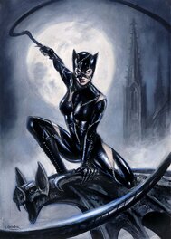 Sébastien Grenier - Catwoman par Grenier - Illustration originale