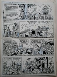 Willy Vandersteen - Robert en Bertrand 2 - Het opgejaagde weeskind - Planche originale