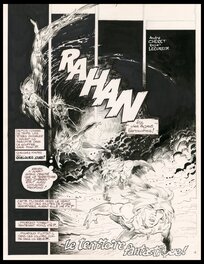 Planche originale - 1979 - Rahan - Le territoire fantastique