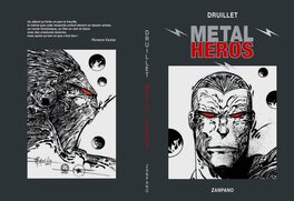 4Eme Plat avec Dracula et Couverture de Metal Heros avec Lone Sloane , Présentation Plaquette de L'éditeur Zanpano - EO 2014