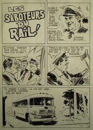 Claude-Henri Juillard - Les Saboteurs du Rail - Comic Strip