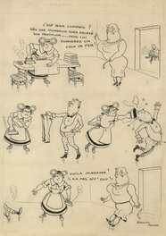 Baille-Hache - Baille-Hache - Drame domestique... (années trente) - Comic Strip