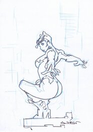 Azpiri - Catwoman par Azpiri - Original art