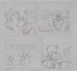 Emmanuel Barison - Paperino Donald Duck - Planche originale