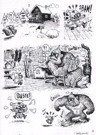 Hervé Tanquerelle - Hervé Tanquerelle - Tête Noire 2 - Bouhouhou ! - Comic Strip