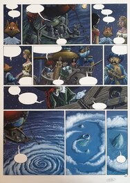 Jean-Luc Masbou - De Cape et de Crocs - VI - Luna Incognita - Planche originale