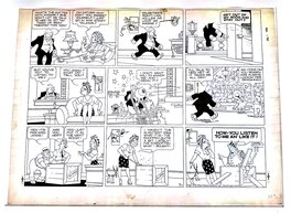 George McManus - Bringing Up Father Sunday page - Planche originale