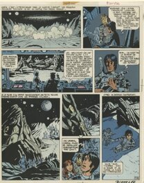 Evelyne Tran-Lê - Valérian, L'empire des mille planètes, Bleu de la planche 37" - Comic Strip