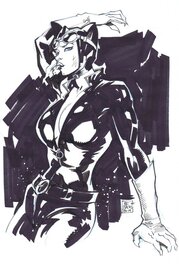 Ramon F. Bachs - Catwoman par Bachs - Original Illustration