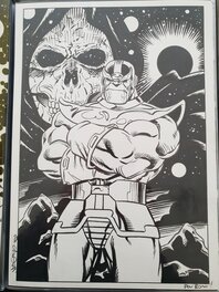 Chris Malgrain - Thanos par chris malgrain - Original Illustration