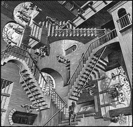 Relativité par Mc Escher Relativité par Mc Escher