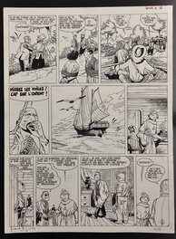 Frank Le Gall - Le Gall - Théodore Poussin tome 4 Secrets - Planche 28 - Planche originale