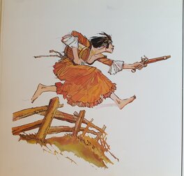 Une des 30 aquarelles réalisées par Pratt en 1969 pour illustrer un catalogue des cuisines vénitiennes "Dixie" pour les modèles "Old America" ! Une des 30 aquarelles réalisées par Pratt en 1969 pour illustrer un catalogue des cuisines vénitiennes "Dixie" pour les modèles "Old America" !