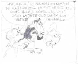 Crayonné de Fournier issu de son storyboard original.