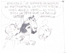 Crayonné de Fournier issu de son storyboard original. Crayonné de Fournier issu de son storyboard original.