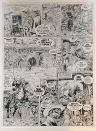 Jean Giraud - Blueberry -Tome 19 - "La longue marche" - PL 24 - Planche originale