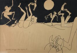 Tomi Ungerer - The Clambake Mutiny - Original Illustration