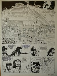Jean-Yves Mitton - Quetzalcoatl tome 2 planche 37 - Comic Strip