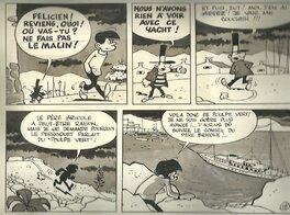 Paul Deliège - Le poulpe verte - Planche originale