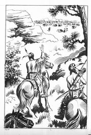 Maxime Roubinet - Dessin paru  dans le numéro 91 du magazine Zorro, 3ème série (SFPI) - Original Illustration