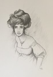 François Gomès - Ma dame - Original Illustration