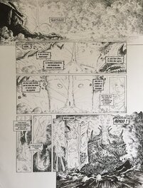 François Gomès - Terres de sienn - Planche originale