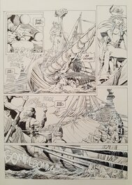 Jean-Yves Mitton - Chroniques Barbares tome 5 planche 2 - Planche originale