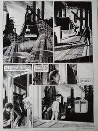 François Schuiten - La douce p. 50 - Planche originale