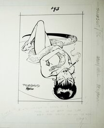 Ryan Benjamin - Wildstorm Swimsuit #93 : Ivana with snake - Original Illustration