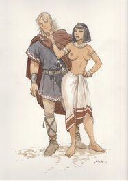 Enrico Marini - Les Aigles de Rome - Original Illustration