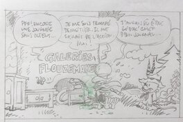 Détail du crayonné de planche 1a