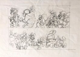 Claude Marin - Mickey Mouse - Original art