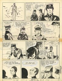 Comic Strip - Corto Maltese, Les Celtiques,  Chapitre V : Burlesque entre Zuydcoote et Bray-Dunes, Planche Originale 7