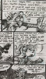 Détail du crayonné de la planche 11 Détail du crayonné de la planche 11