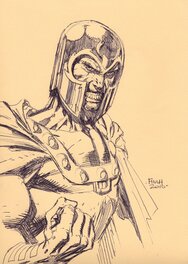 David Finch - Magneto - Magnifique Dessin Original - Planche originale