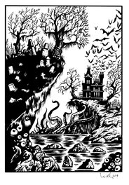L'illustation en noir et blanc L'illustation en noir et blanc