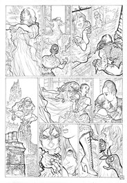 Bruno Maïorana - Maïorana, D Tome 2, Lady D’Angerès, planche n°16, 2011. - Planche originale