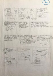 Jean-Claude Fournier - Spirou et Fantasio - L'Ankou - Original art