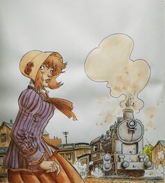 Xavier Fourquemin - Xavier Fourquemin Lisa - Original Illustration