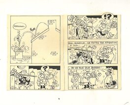 Paul Deliège - Cabanon fumiste - Planche originale