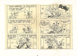 Paul Deliège - Cabanon fumiste - Planche originale