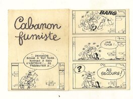 Paul Deliège - Cabanon fumiste - Planche originale