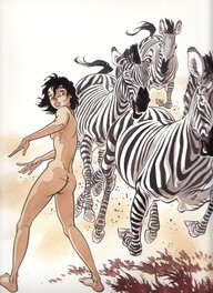 Frank Pé - Manon - Zoo - Original Illustration
