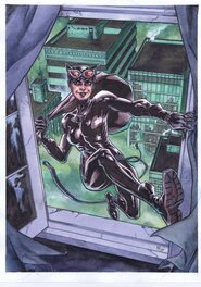 Alberto J. Albuquerque - Catwoman par Albuquerque - Illustration originale